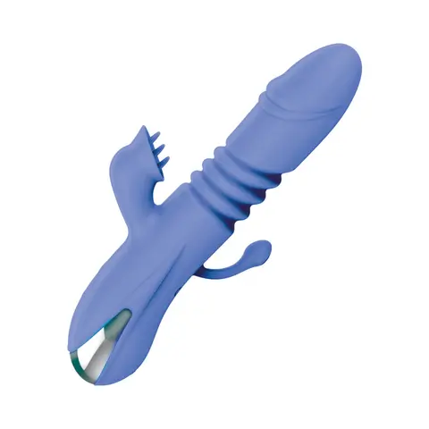 Intruder Heat Up Thruster with Tickler in Blue