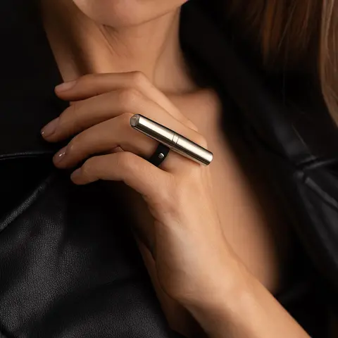 Crave Tease Collection (Necklace + Ring) in Silver