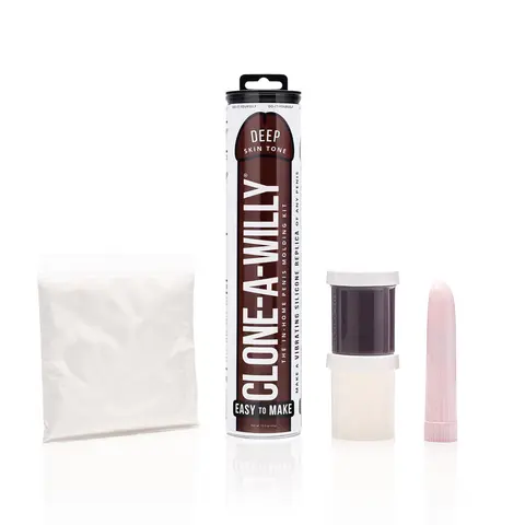 Clone-A-Willy DIY Vibrating Dildo Kit Deep Skin Tone
