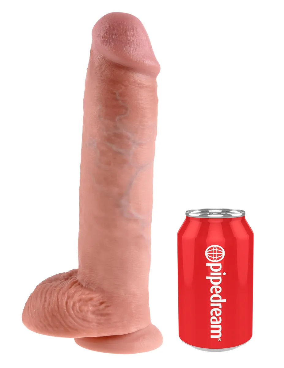 King Cock 11" Cock with Balls