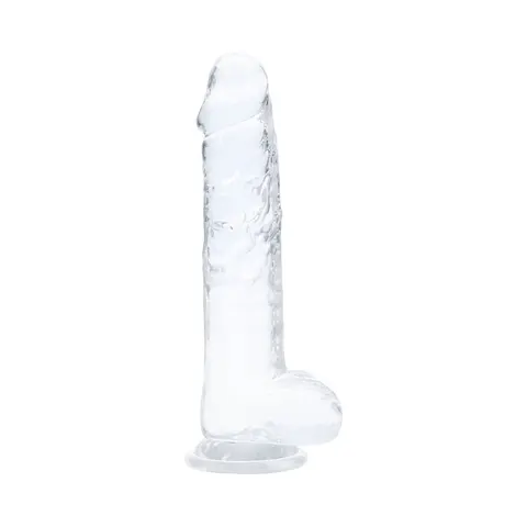 Realrock Crystal Clear LED Touch Dong 7 in. Translucent