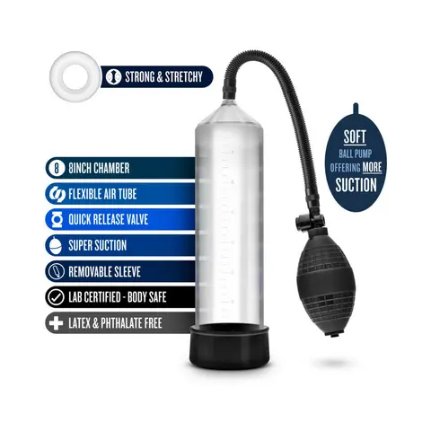 Performance VX101 Male Enhancement Pump in Clear
