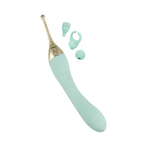 Gold Glam Tri-Tip Vibe in Aqua