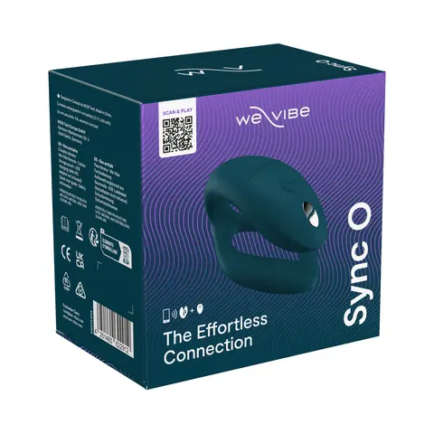 We-Vibe Sync O Rechargeable Remote Control Couples Vibrator Velvet Green