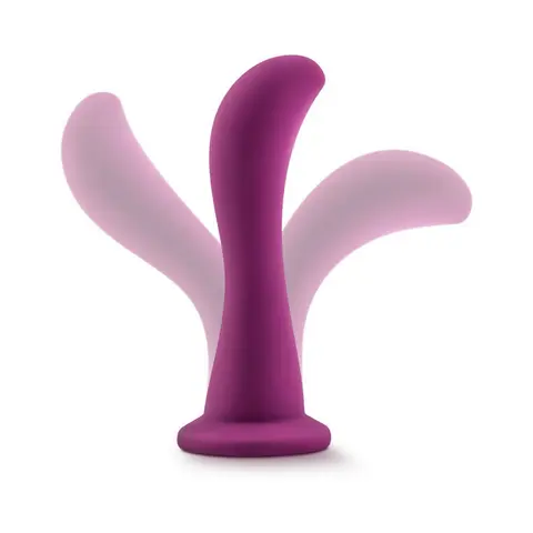Temptasia Bellatrix 6.25 in. Curved Dildo Plum