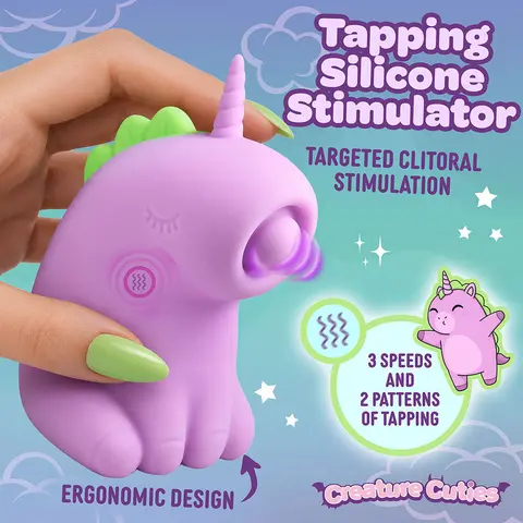 Creature Cuties Tappyhorn Tapping Silicone Stimulator