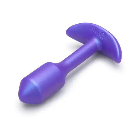 b-Vibe Smart Snug Plug 1 Small Weighted & Vibrating App-Controlled Silicone Butt Plug