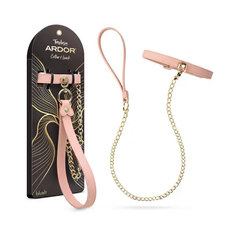 Temptasia Ardor Collar & Leash in Pink