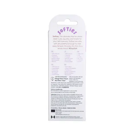 Softies Dual Layer Bullet 4 in. in Purple