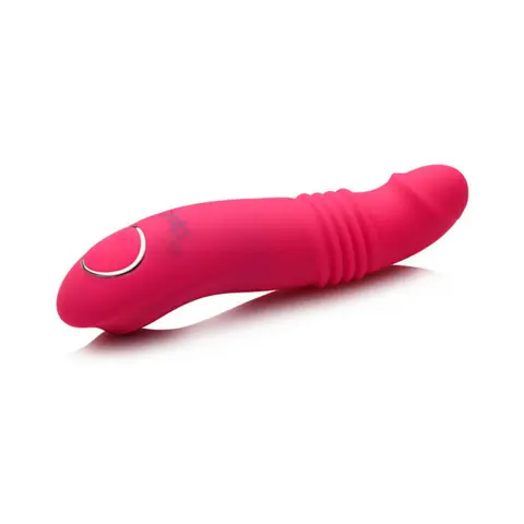 Gossip Blasters 7X Thrusting Silicone Vibrator Magenta