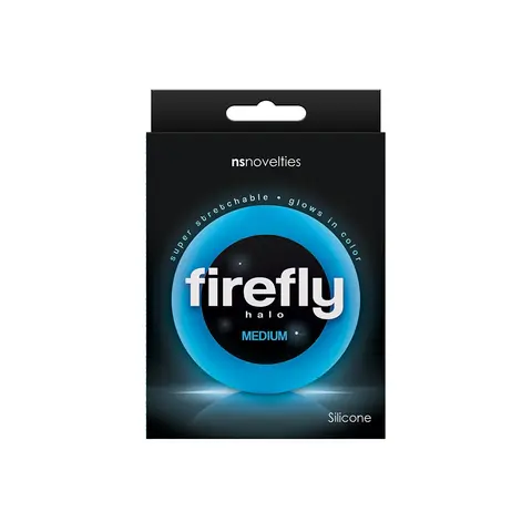 Firefly Halo Cock Ring Medium in Blue