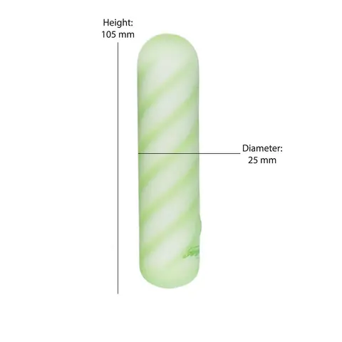 Softies Dual Layer Bullet 4 in. in Green