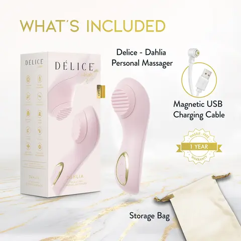 Delice Dahlia Stimulating Personal Massager Pink