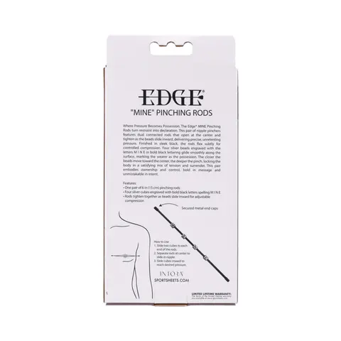 Sportsheets Edge MINE Pinching Rods