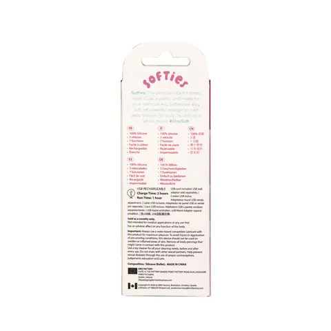 Softies Dual Layer Bullet 4 in. in Pink