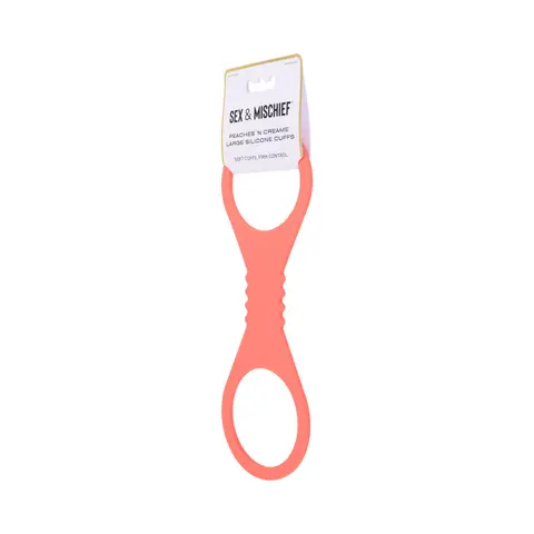 Sportsheets Sex & Mischief Peaches 'n CreaMe Large Silicone Cuffs