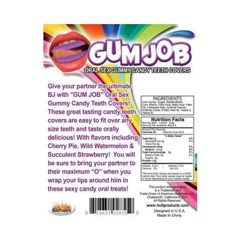 Gum Job/Oral Sex Teeth Candy