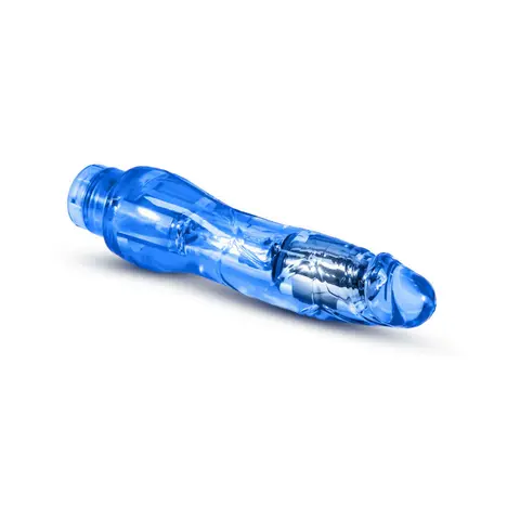 Naturally Yours Fantasy Vibe Realistic 8.5 in. Vibrating Dildo in Blue