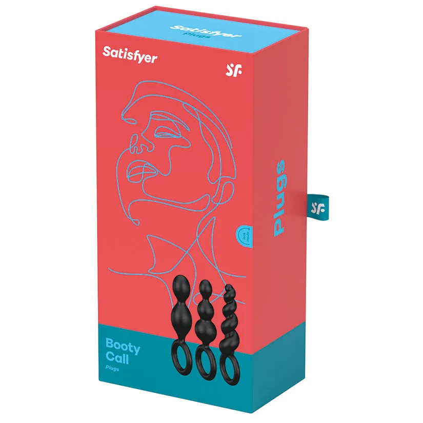 Satisfyer Booty Call Plugs Black 3-Piece Set