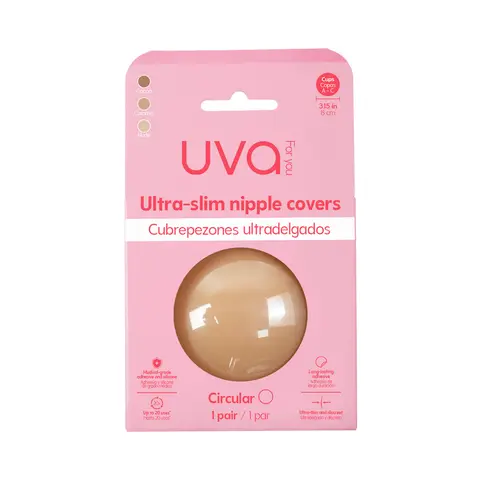 UVA Circular Nipple Covers in Caramel