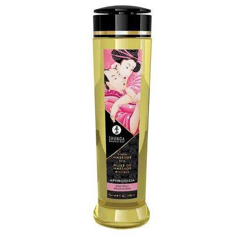 Shunga Erotic Massage Oil Aphrodisia Roses 8 oz.