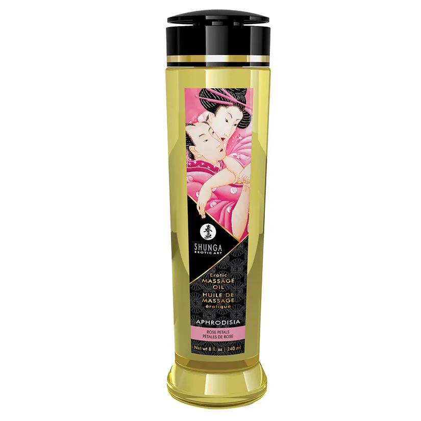 Shunga Erotic Massage Oil Aphrodisia Roses 8 oz.