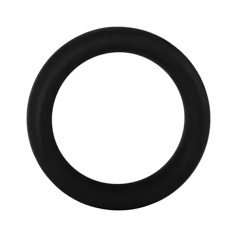 Forto F-64 Wide Liquid Silicone Cockring Medium in Black