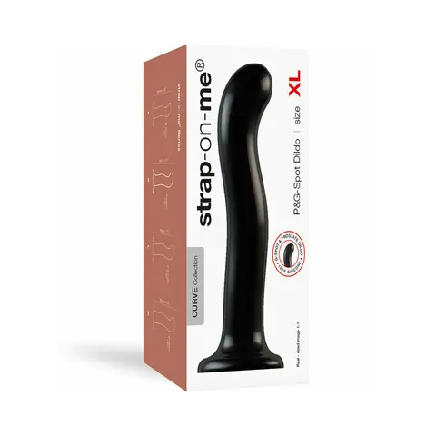 Strap-On-Me P&G-Spot Dildo Black XLarge