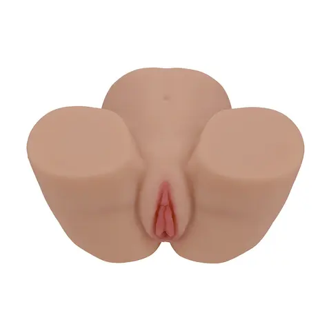 Xkin Bodyforms Lux Arden Dual Entry Vibrating Masturbator Tan