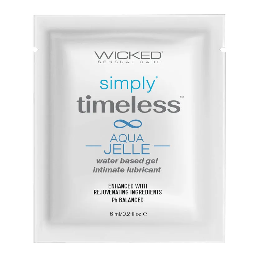 Wicked Simply Timeless Packet Aqua Jelle Foil Pack 6ml