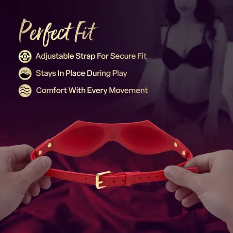 Temptasia Ardor Blindfold in Red