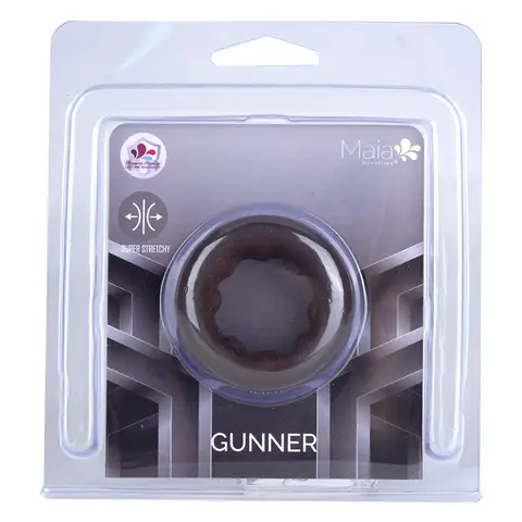 Maia Gunner Liquid Silicone Construction C Ring in Chocolate