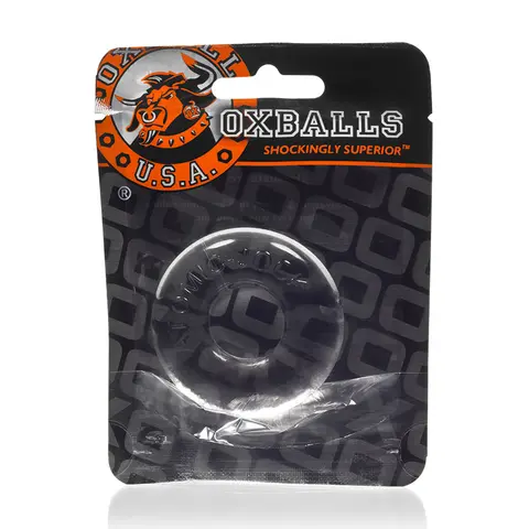 OxBalls Do-Nut- 2, Cockring, Large in Clear