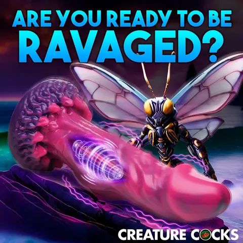 Creature Cocks Xenox Vibrating Silicone Dildo with Remote