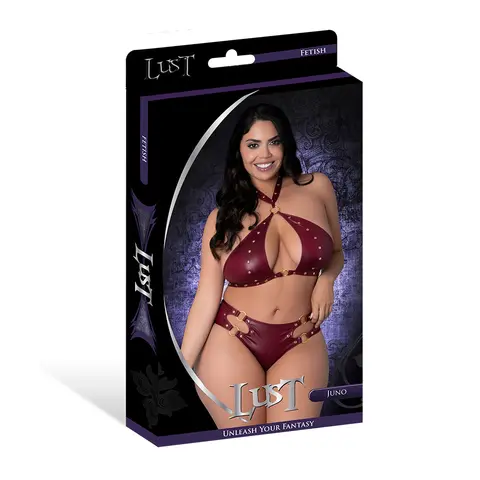 Lust Fetish Juno Burgundy Queen Size