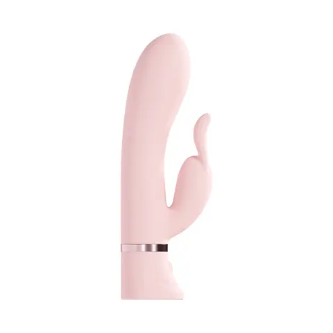Loveline Tendre Rechargeable Silicone Rabbit Vibrator Pink