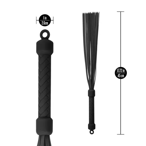 Temptasia Ardor Flogger in Black