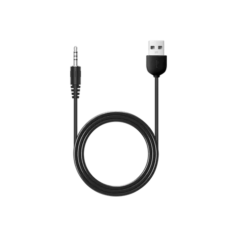 SVAKOM CHARGER - USB-A TO 3.5MM (BLACK) CHARGING CABLE