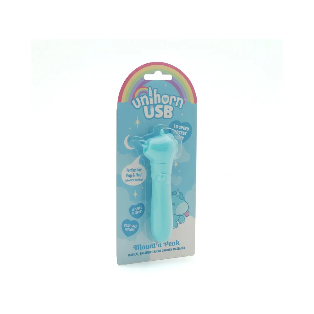 Unihorn USB Bullet Mount'n Peak Blue