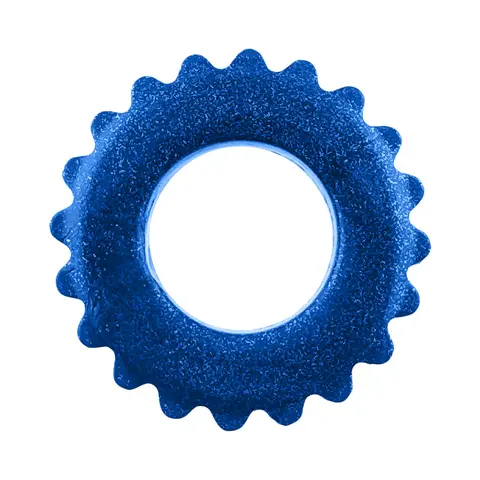 Oxballs Plushy Single Ring Blue Fire