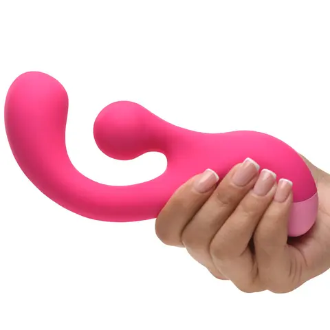BANG! Gyro Rabbit Silicone Vibrator in Pink