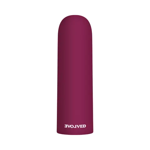 Evolved Mighty Thick Rechargeable Bullet Vibrator Burgundy