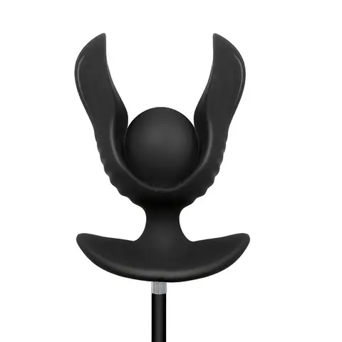 Atomic Vibrating Inflatable Plug Black