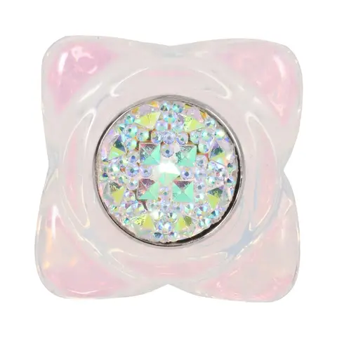 Booty Bling Jeweled Wearable Silicone Plug Large Translucent