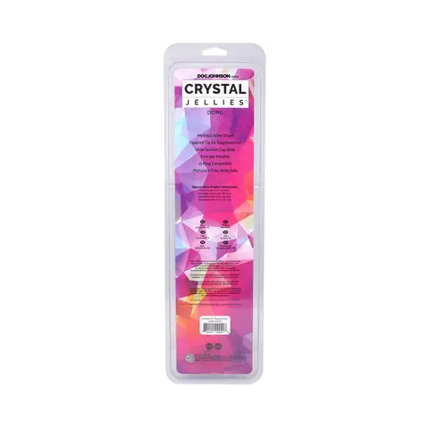 Crystal Jellies Invader 8.5 in. Dildo in Clear