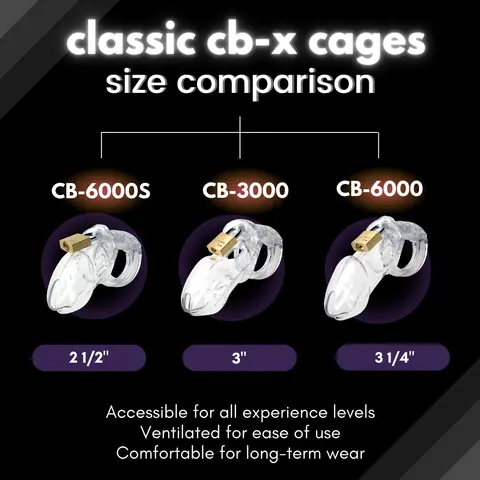CB-6000S Clear Male Chastity