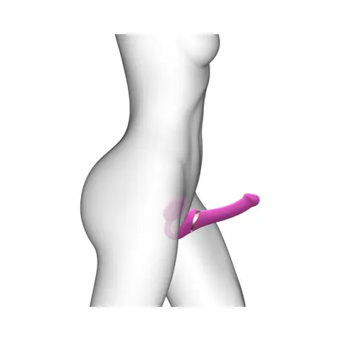 Strap-On-Me Multi Orgasm Bendable Strapless Strap-On Fuchsia Medium