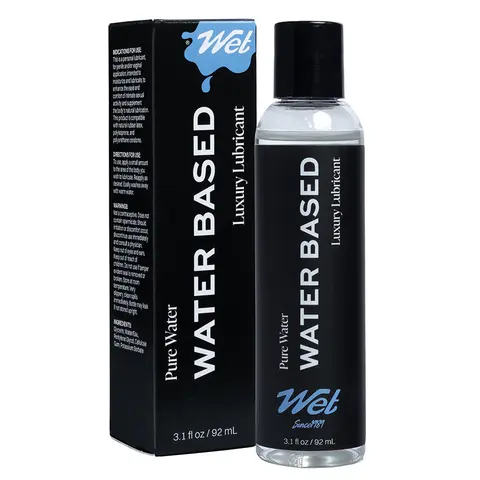 Wet Waterbased Lubricant 3.1 oz.