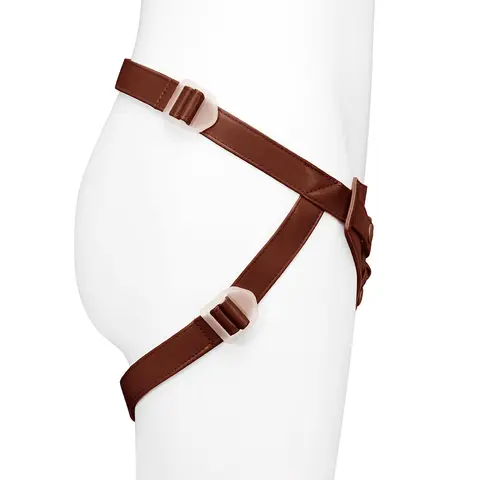 Together Tones NudeFit FlexCurv Strap-On Harness in Dark