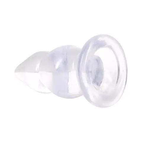 Crystal Jellies Double Pop Plug 6 in. in Clear